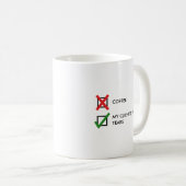 Mug Drôle Humour de formateur personnel (Devant droit)
