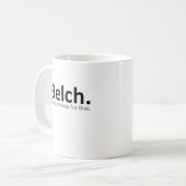 Mug drôle iBelch (Devant gauche)