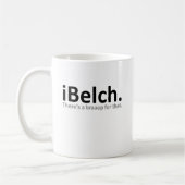 Mug drôle iBelch (Gauche)