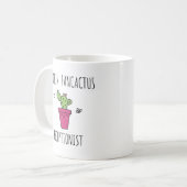 Mug Drôle idée de cadeau réceptionniste (Devant gauche)
