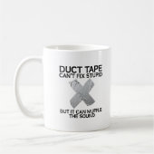 Mug Drôle Idiot Ruban Adhésif d'Étanchéité (Gauche)