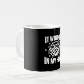 Mug Drôle Il A Travaillé Billard Billard Joueurs De Bi (Devant gauche)