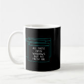 Mug Drôle Il Coder Toutes Ces Fenêtres Ouvertes Pas D' (Gauche)