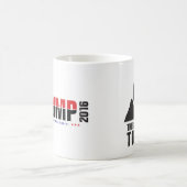 Mug Drôle il y aura postiche d'enfer - Donald Trump (Centre)