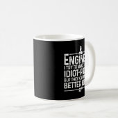 Mug Drôle Ingénieur Cadeau Pour Hommes Femmes Ingénieu (Devant droit)