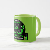 Mug Drôle Ingénieur Chimique Cadeaux (Devant droit)