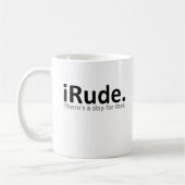 Mug drôle iRude (Gauche)