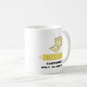 Mug Drôle J'adore Le Fromage (Devant droit)