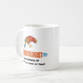 Mug Drôle J'adore les perroquets (Devant gauche)