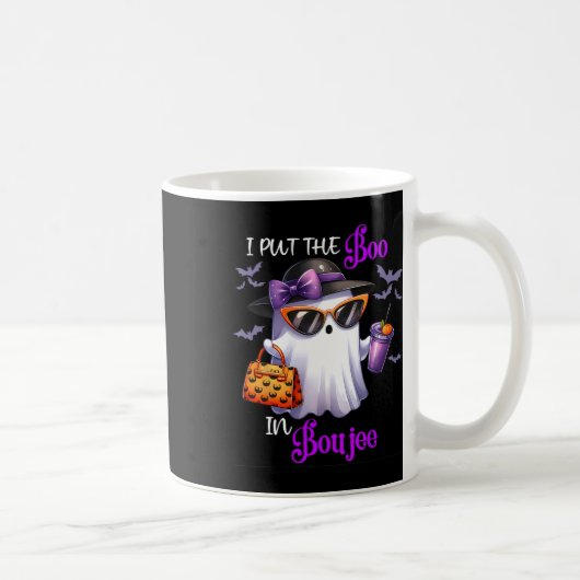 Mug Drôle, J'Ai Mis Le Boo Dans Boujee Ghost Citrouill (Droite)