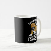 Mug Drôle J'Aime Boxer Wiggle Butt Vêtements Pour Chio (Devant droit)