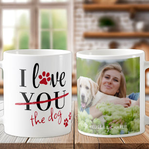 Mug Drôle J'Aime Le Chien Personnalisé Animaux De Comp