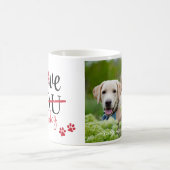 Mug Drôle J'Aime Le Chien Personnalisé Animaux De Comp (Centre)