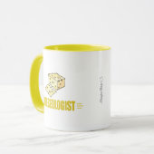 Mug Drôle j'aime le fromage (Devant gauche)
