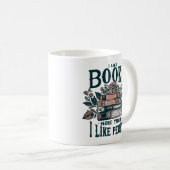 Mug Drôle J'Aime Les Livres (Devant droit)