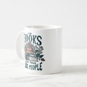 Mug Drôle J'Aime Les Livres (Devant gauche)