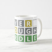 Mug Drôle Jamais Assez Mot - Joueur de jeu de puzzle (Devant droit)