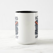 Mug Drôle Jardinage Hoeing n'est pas facile (Centre)
