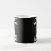 Mug Drôle, j'attends juste que des extraterrestres me  (Centre)