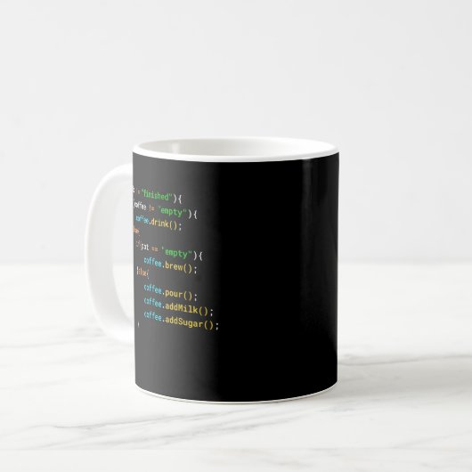 Mug Drôle Java Programmer Coffee Coding Cadeau Pour Co (Devant gauche)