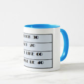 Mug drôle, je dois être le 40e humour d'anniversaire (Devant droit)