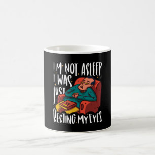 Mug drôle, je ne dors pas, je me reposais juste les y