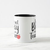Mug Drôle Je ne suis pas Bossy Je suis l'enseignant (Centre)