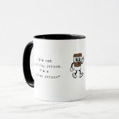 Mug Drôle - je ne suis pas du matin (Devant gauche)