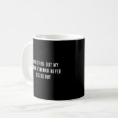 Mug Drôle je suis retraité | Devis de retraite (Devant gauche)