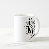 Mug Drôle Je suis son roi (Devant droit)