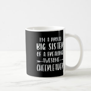 Mug Drôle, je suis une grande sœur fière d'une meneuse