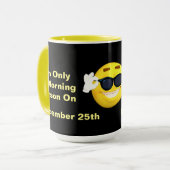 Mug Drôle Je suis une personne du matin Citation avec  (Devant gauche)