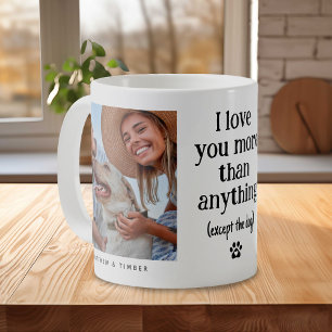 Mug Drôle 'Je t'aime' Amateur de Chien 2 Photo
