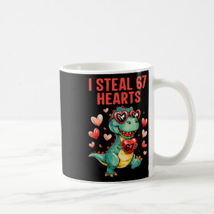 Mug Drôle je vole 67 cœurs T-rex dinosaure Saint-Valen