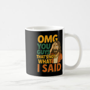 Mug Drôle Jésus C'est Pas Ce Que Dieu Religieux A Dit