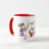 Mug drôle j'étais normal il y a trois chats amour mama (Devant gauche)