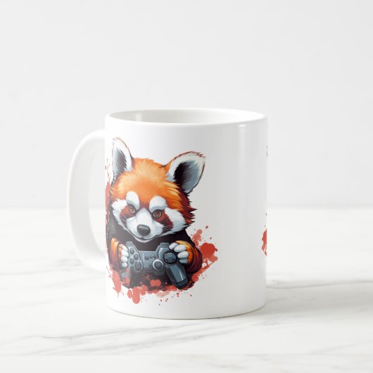 Mug Drôle Jeu Red Panda Lover (Devant gauche)