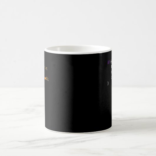 Mug Drôle Joke Programmation Si Coder Casques Focus (Centre)