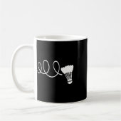 Mug Drôle Joueur Dminton T Chemises Shuttle Shuttle Te (Gauche)