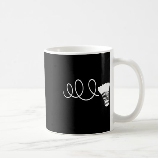 Mug Drôle Joueur Dminton T Chemises Shuttle Shuttle Te (Droite)
