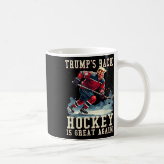 Mug Drôle Joueur Trump Cool Vintage de hockey sur glac