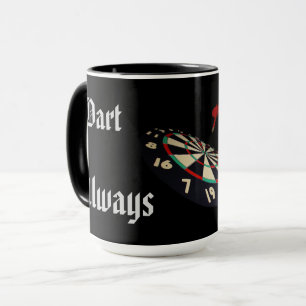 Mug Drôle Joueurs de fléchettes Scoring, Combo Coffee