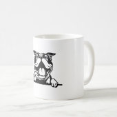 Mug Drôle joyeux Bulldog (Devant droit)