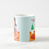 Mug Drôle Joyeux Chat sans enfant dame (Centre)