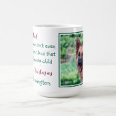 Mug Drôle Joyeux Noël Chien papa (Centre)