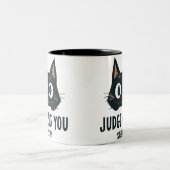 Mug drôle Jugement Chat Jugement Coupe Chat Coupes (Centre)