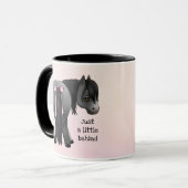 Mug Drôle "Juste un peu en arrière" Pony Butt  (Devant gauche)