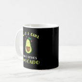 Mug Drôle Juste Une Fille Qui Aime L'Avocado (Devant gauche)