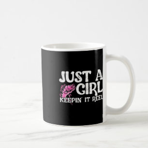 Mug Drôle Juste Une Fille Qui Garde La Pêche Réelle