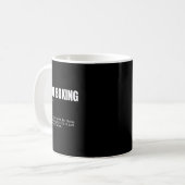 Mug Drôle Kickboxing Enthusiast Dictionary Définition (Devant gauche)